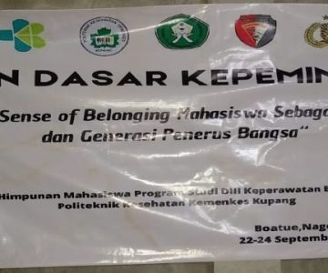 160 Orang Mahasiswa/i Prodi D III Keperawatan Ende Poltekes Kemenkes Kupang Mengikuti Latihan Dasar Kepemimpinan di CIJ Leven Youth Camp Boatue