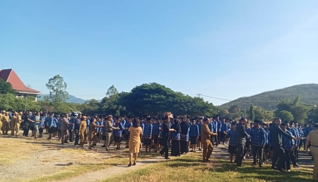 Ratusan PPPK, Guru Teknis dan Nakes Kabupaten Nagekeo Terima SK
