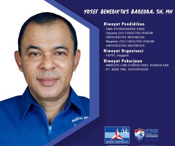 Mengenal Lebih Dekat Dengan Bacabup Kabupaten Ende, Paket DEO DO Yosef Benediktus Badeoda