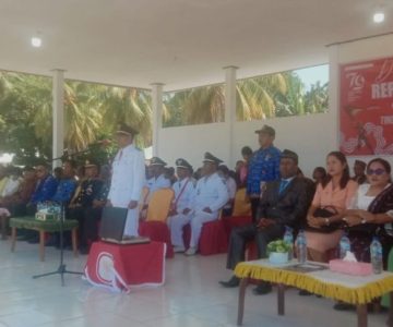 Pemerintah Kecamatan Nangaroro Gelar Apel HUT Ke-79 Dilapangan Kepabiu Nangaroro