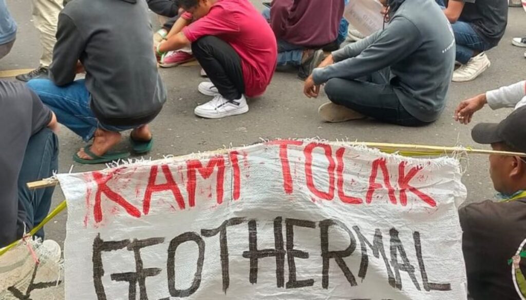 Kami Bukan Objek Transisi, Kami Tolak Geothermal Sekarang Juga